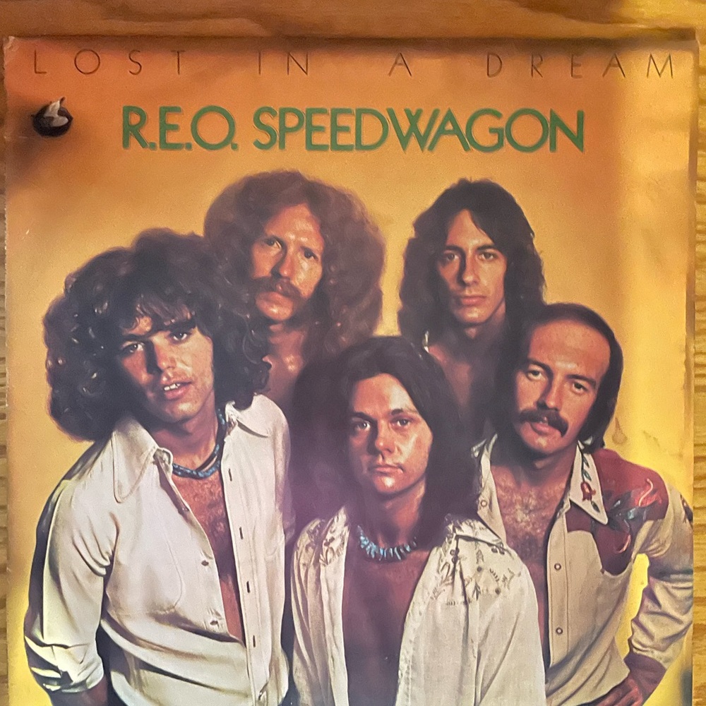 REO Speedwagon Lost in a Dream vinyl record. Vintage